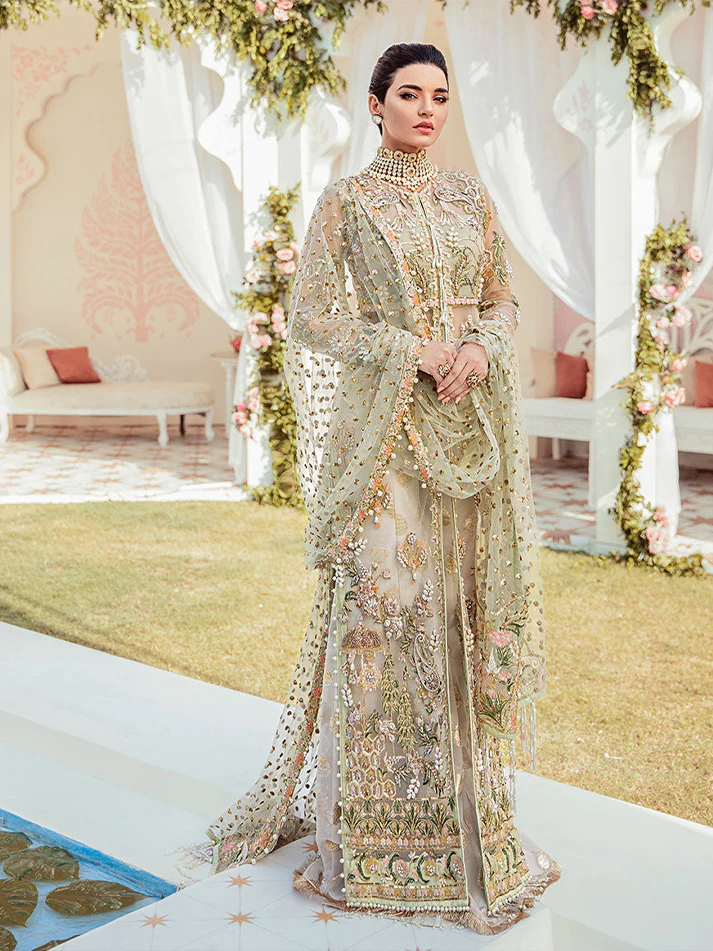 Cher Embroidered Net 3-Piece Suit WS-04 - Image 3