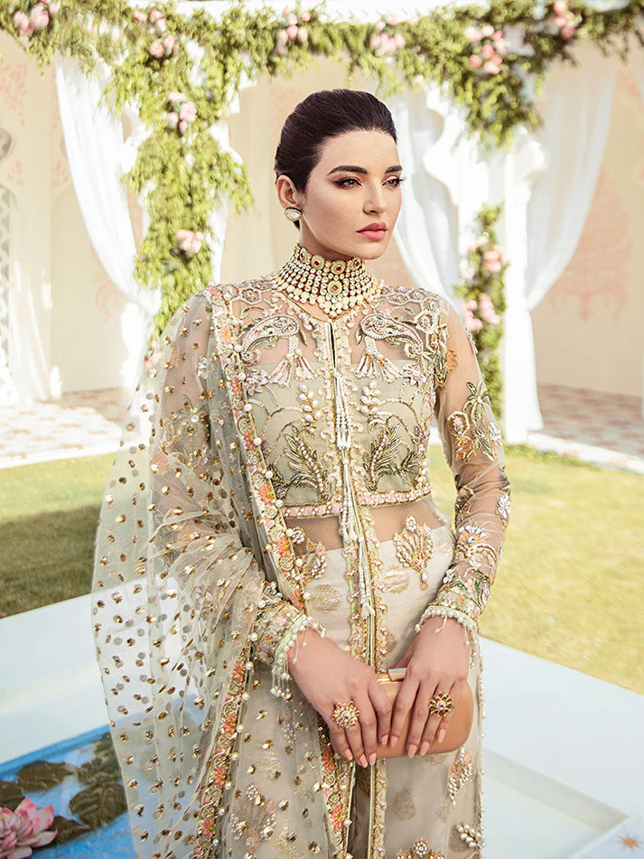 Cher Embroidered Net 3-Piece Suit WS-04 - Image 4