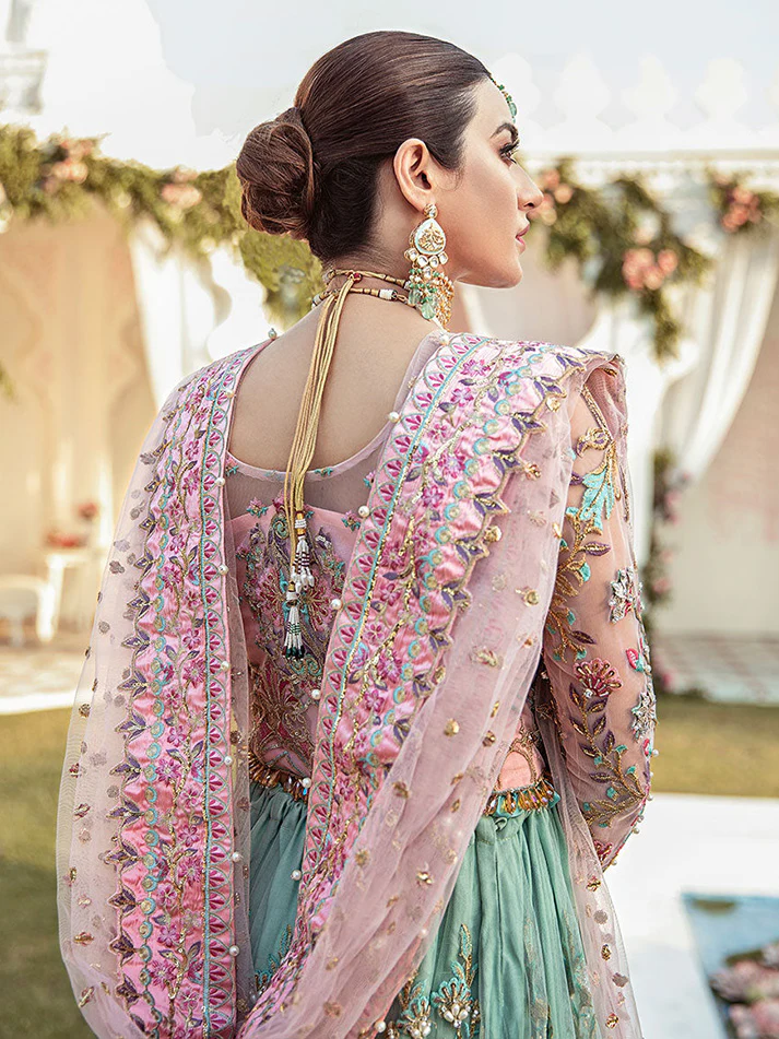 Joli Embroidered Net 3-Piece Suit WS-03 - Image 4