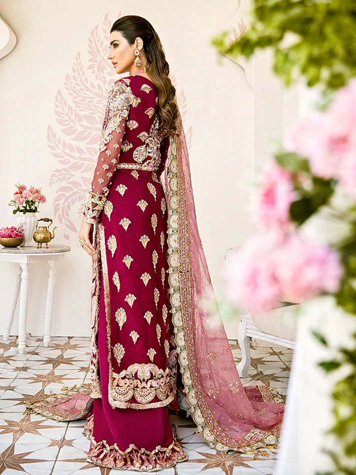 Pois Embroidered Net 3-Piece Suit WS-08 - Image 4