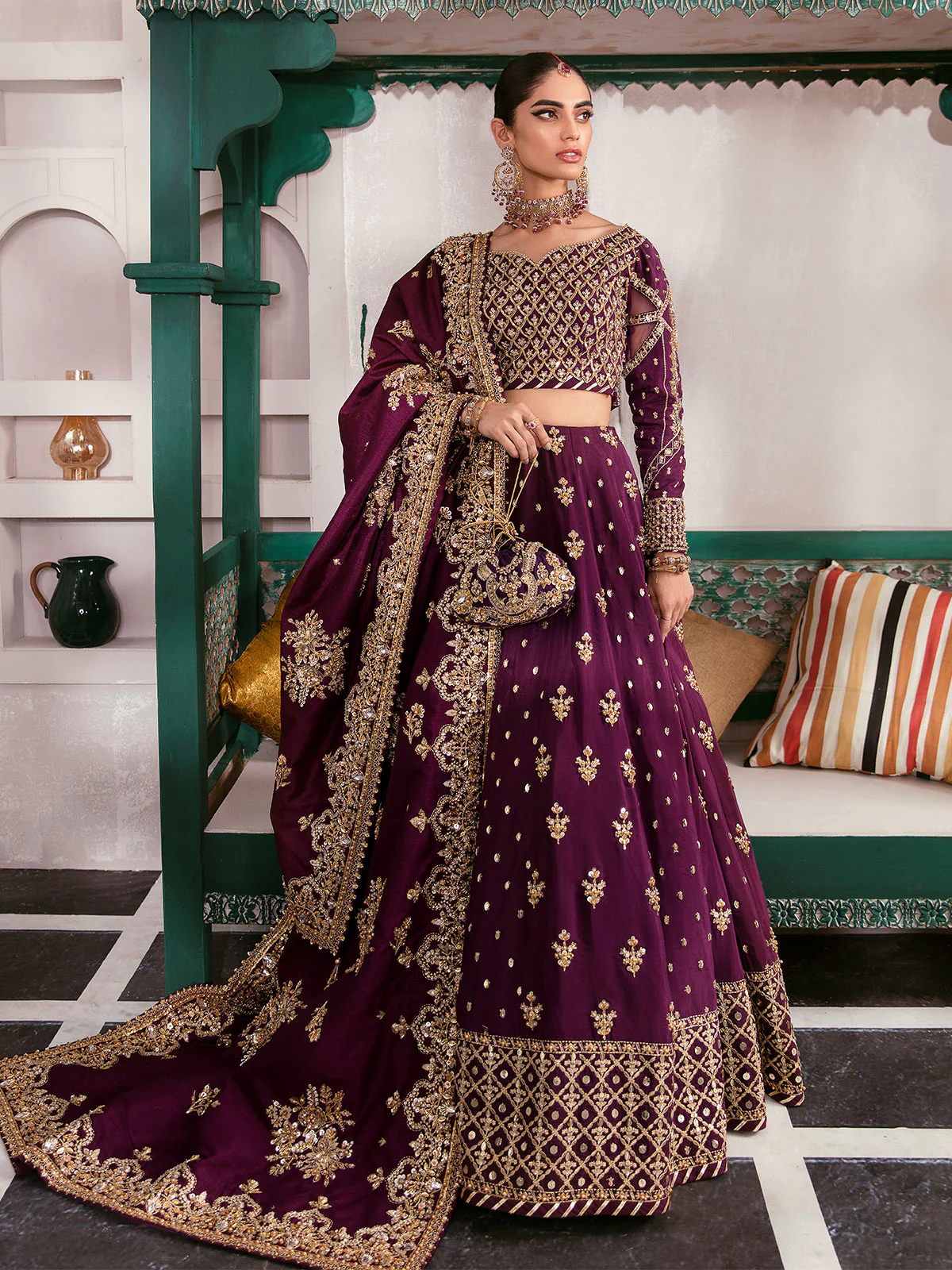 Shazminah GL-WS-22V1-31 (Lehnga and Choli) - Image 4